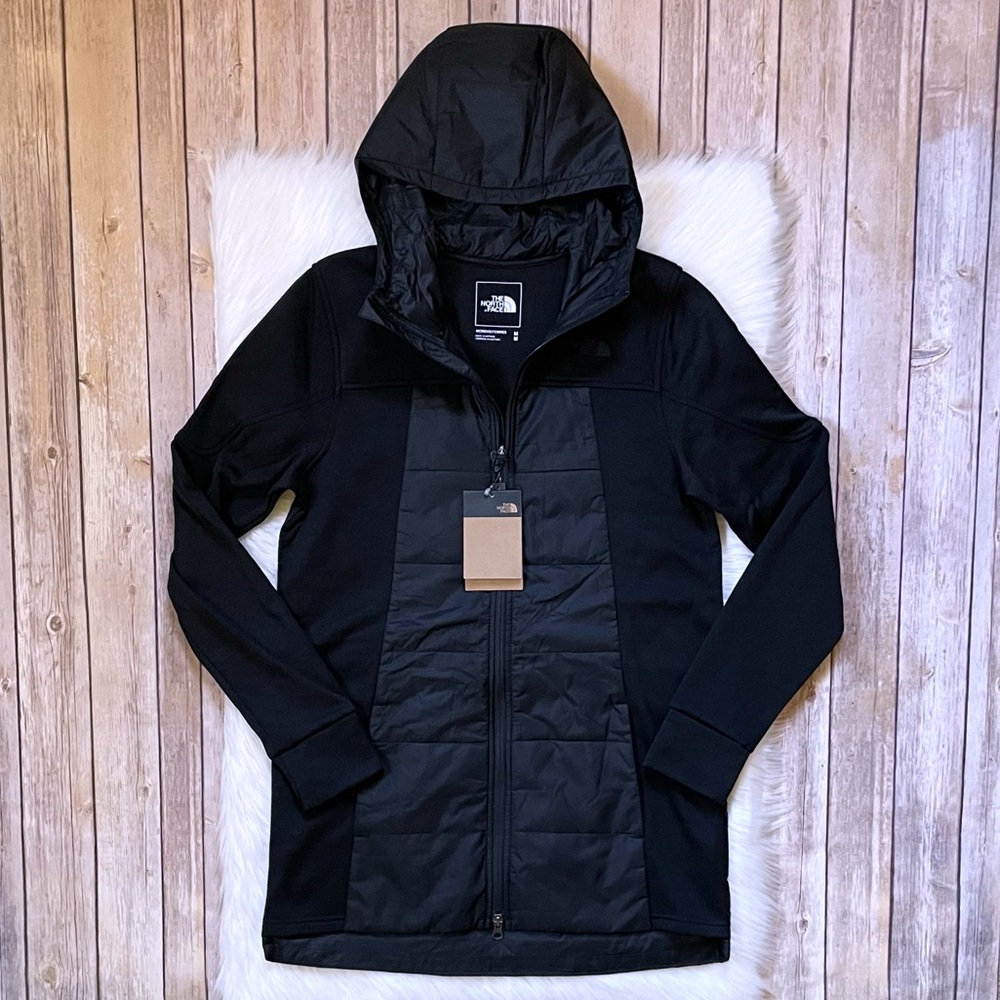 The North Face Women’s Motivation Hybrid Long Black Jacket